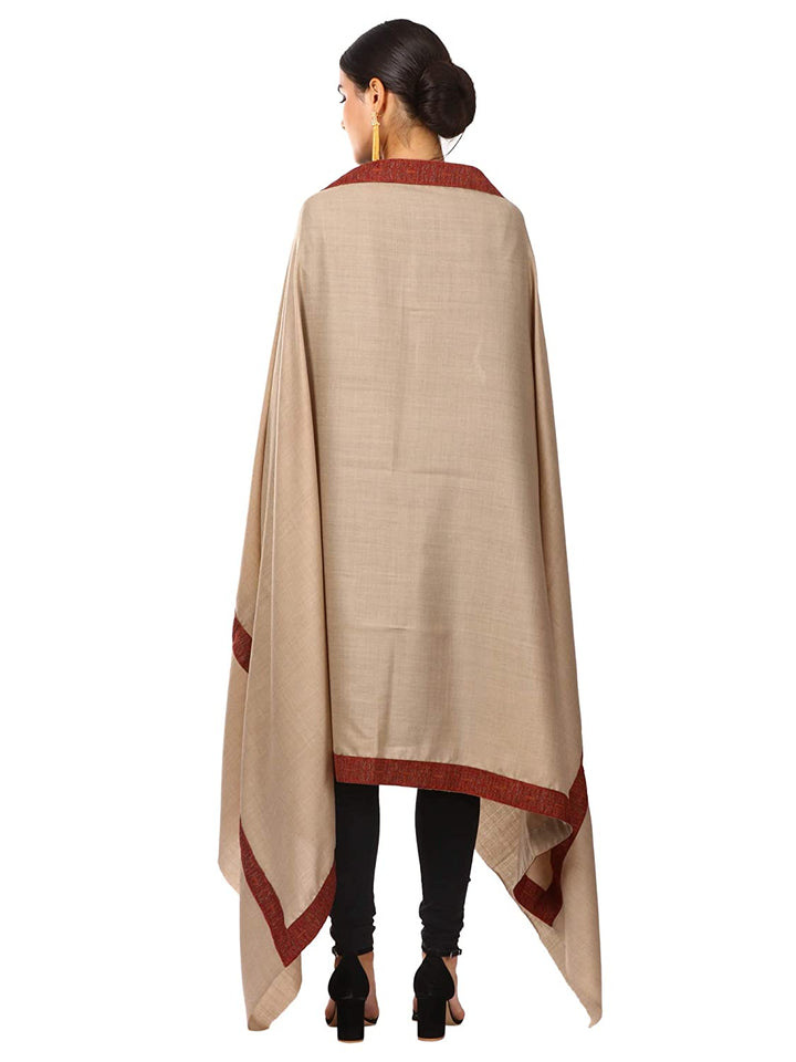 Pashtush India 100x200 Womens Kashmiri Patchwork Neemdaur Shawl